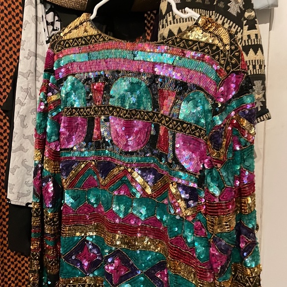 silk beaded jacket long and in perfect condition Joseph Le Bon - Picture 8 of 9